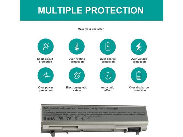 Fancy Buying E6410 Laptop Battery for Dell Latitude E6510 E6500 E6400 Precision M4500 312-0748 Replacement
