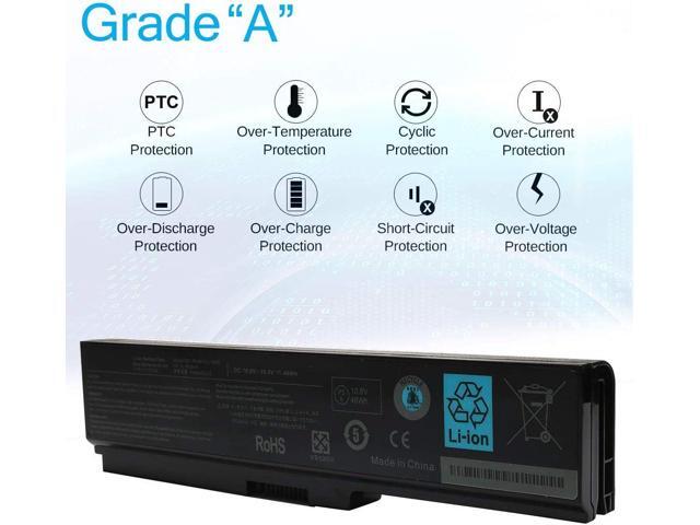 Replacement 10.8V 48Wh PA3817U-1BRS Battery for Toshiba Satellite L655 L755 L775 L775D L745 L675 L675D A665 C655 C675 P745 P755 M645-S4070...