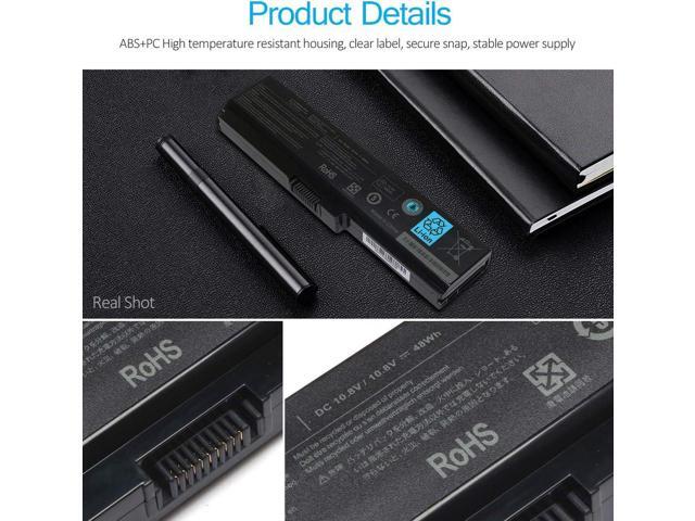 Replacement 10.8V 48Wh PA3817U-1BRS Battery for Toshiba Satellite L655 L755 L775 L775D L745 L675 L675D A665 C655 C675 P745 P755 M645-S4070...