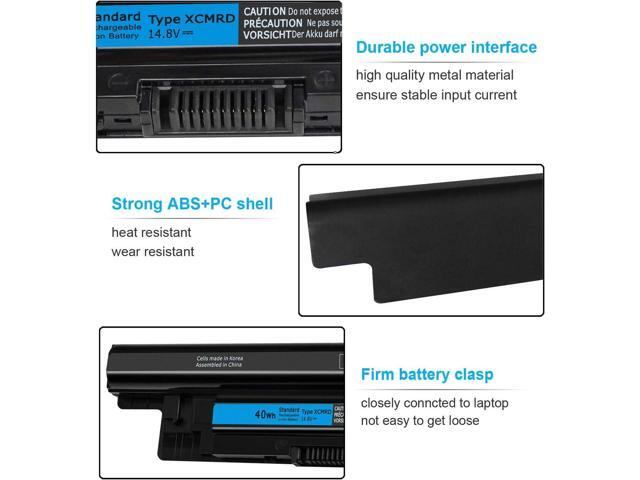 40Wh Type XCMRD 14.8V Battery for Dell Inspiron 15 3521 3537 3542 3543 3541 3531 15R 5537 5521 17 5749 3737 3721 17R 5737 14 3421 3437 3442 3443...
