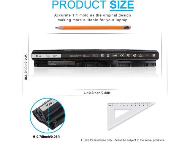 40Wh M5Y1K 14.8V Battery for Dell Inspiron 15 3000 5000 Series 5559 5558 5555 5758 3567 3551 3552 3558 3565 14 3451 3452 3458 5458 17 5755 5756...
