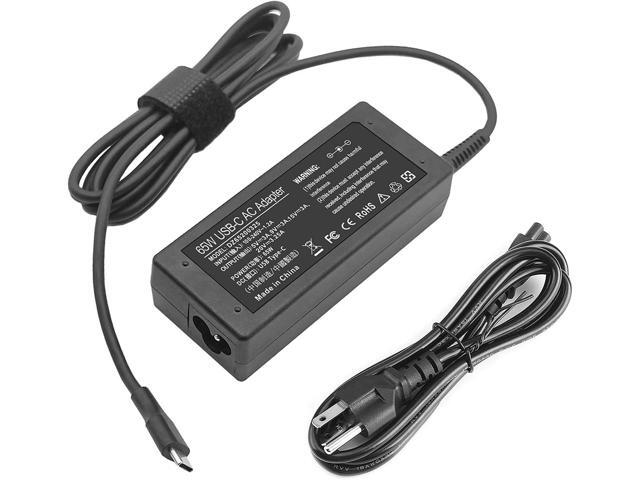 65W 45W USB C Laptop Power Replacement Adapter Charger for Lenovo Chromebook/Yoga/ThinkPad L580 L590 E580 E585 P43s P53s with Power Cord