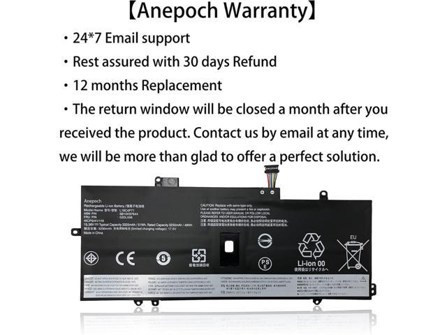 L18C4P71 02DL006 Laptop Battery Replacement for Lenovo ThinkPad X1 Yoga 4th Gen / X1 Carbon 7th 8th Gen SB10K97644 02DL004 L18L4P71 SB10K97642...