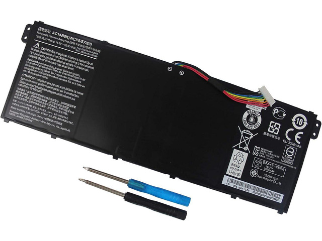 AC14B8K Laptop Battery for Acer Aspire R5-471T R5-571T R5-571TG R5-571TG-7229 R7-371T N15W5 CB5-571 CB3-531 Swift 3 SF314-51 SF314-52 Nitro 5...
