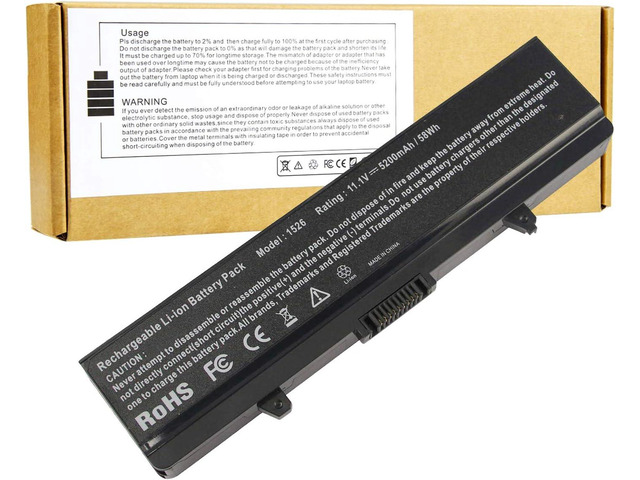 Laptop Battery for Dell Inspiron 1526 1525 1545 1546 1750 1440 Pp29l Pp41l Fits 