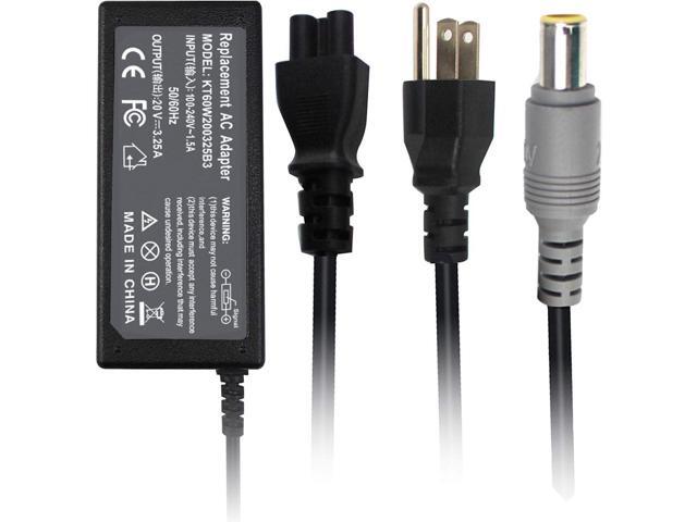 20V 3.25A 65W Adapter for Lenovo Thinkpad T400 T410 T420 T420S T430 T430s T430u T500 T510 T520 X120e X130e X131e X140e X200 X201 X220 X220T X230...