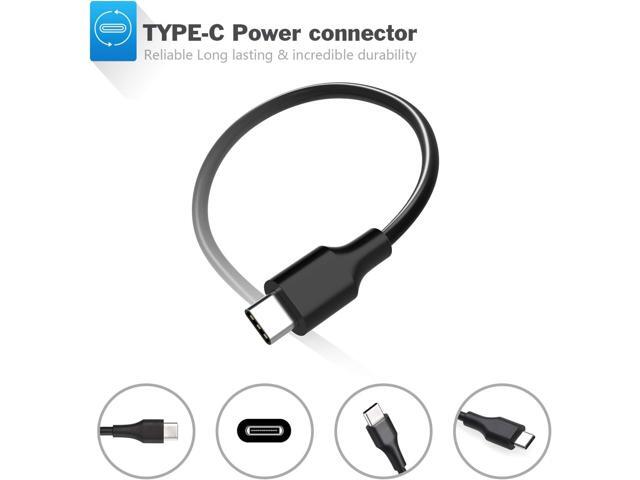 Laptop Charger 65W watt USB Type C AC Adapter Replacement for Hp Chromebook 14 13 X360 Spectre x360 Elite x2 EliteBook; Lenovo Yoga,Dell, ASUS,Acer...