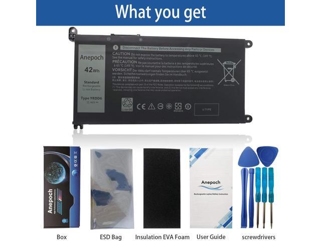 YRDD6 Laptop Battery Replacement for Dell Inspiron 5481 5482 5485 5491 2-in-1 5493 5584 5593 3493 3582 3593 3793 5480 Vostro 5581 5490 5590 0YRDD6...