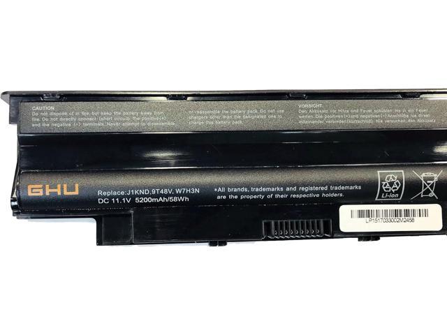 GHU New Battery 58 WH Replacement for J1KND 4T7JN WT2P4 383CW 312-1205 312-0233 312-0234 312-1280 Compatible for Dell Inspiron 3420 3520 13R...