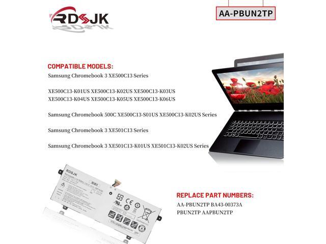 AA-PBUN2TP Laptop Battery for Samsung Chromebook 3 XE500C13 XE500C13-K01US XE500C13-K02US XE500C13-K03US K04US K05US K06US XE500C13-S01US...