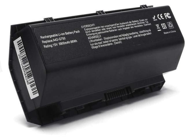 8-Cell A42-G750 Laptop Battery for ASUS G750 G750J G750JH G750JM G750JS G750JW G750JX G750JZ G750Y47 X551M JX-BL, ROG GX800VH G752 Series...