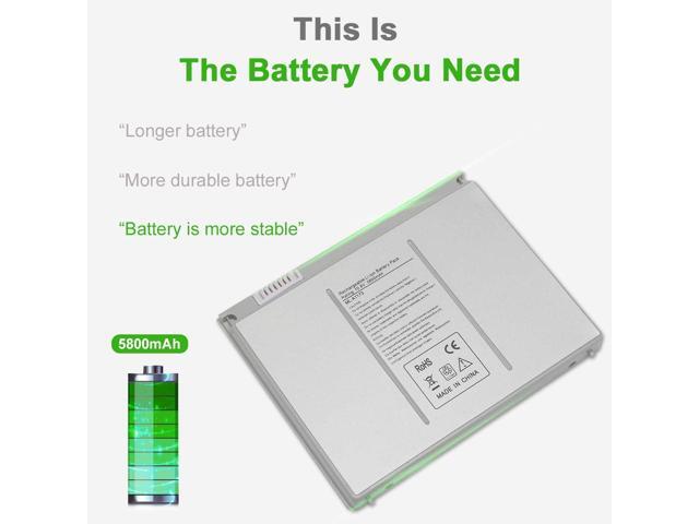 New Upgrade A1175 Laptop Battery for MacBook Pro 15 inch A1175 A1260 A1150 A1211 A1226 for (2006 2007 2008 Version) Apple MacBook pro Battery...