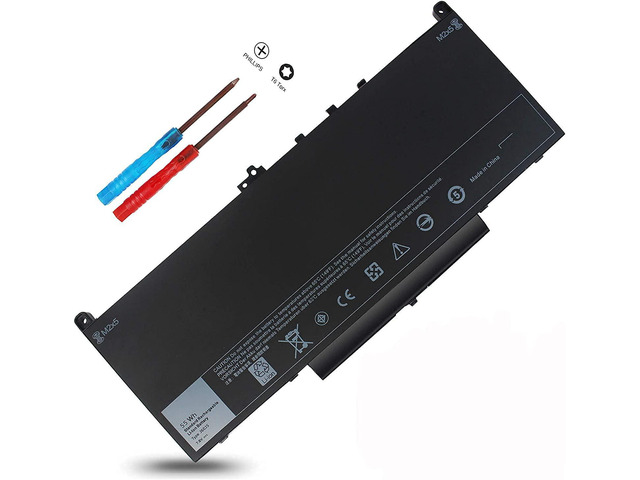 E7470 E7270 J60J5 Battery Lithium-ion Compatible with Dell Latitude E7470 E7270 7470 7270 Laptop, Type 0MC34Y MC34Y R1V85 242WD GG4FM WYWJ2 1W2Y2...