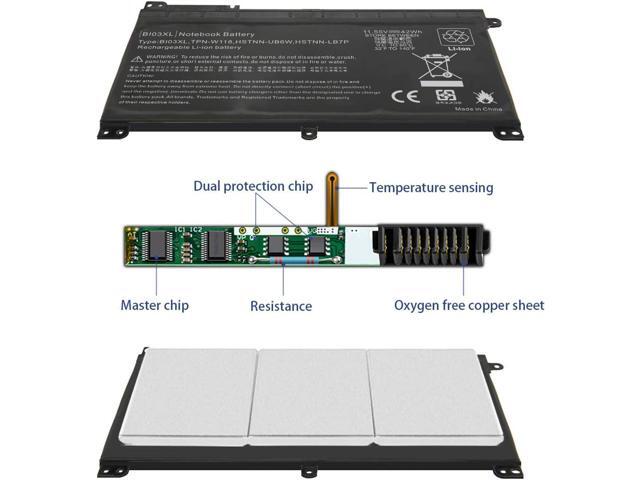TREE. NB BI03XL 0N03XL 844203-850 844203-855 Laptop Battery for HP Pavilion X360 m3-u m3-u001dx 13-u HSTNN-UB6W HSTNN-LB7P 915486-855 915230-541...