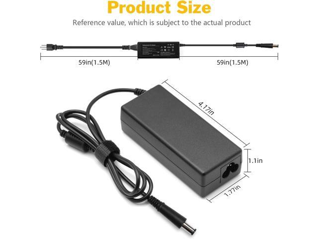 65W AC Adapter Laptop Charger for HP Pavilion G7 G6 G4 DV7 DV6 DV5 DV4 DM4 Probook 4530s 4540s 430 440 640 645 G1 EliteBook 820 840 G2 2000-2D19WM...