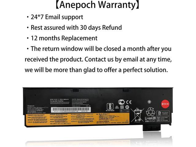 01AV427 61++ Laptop Battery Replacement for Lenovo Thinkpad A475 A485 T470 T480 T570 T580 TP25 P51S P52S Series Notebook 01AV492 01AV427 01AV428...