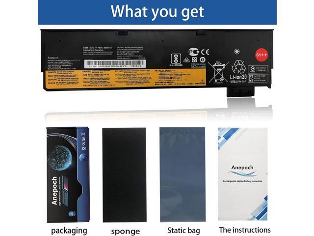 01AV427 61++ Laptop Battery Replacement for Lenovo Thinkpad A475 A485 T470 T480 T570 T580 TP25 P51S P52S Series Notebook 01AV492 01AV427 01AV428...