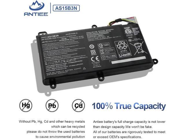 ANTIEE AS15B3N Laptop Battery for Acer Predator 15 G9-591 G9-591G G9-592 G9-592G G9-593 Predator 17 G5-793 G9-791 G9-791G G9-792 G9-792G G9-793...