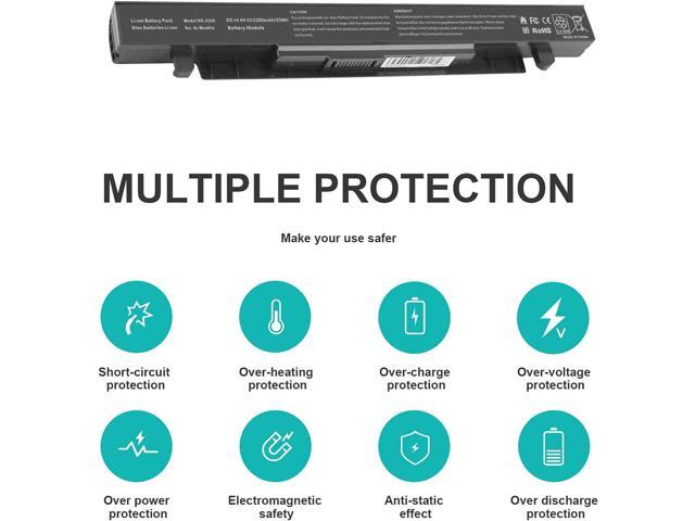 Fancy Buying A41-X550A Laptop Battery for ASUS X550 A41-X550 A450 P550 F550 K550 A550 F552 K450 P450 P550 R409 R510 X452 R510 X450 X550V A450C...