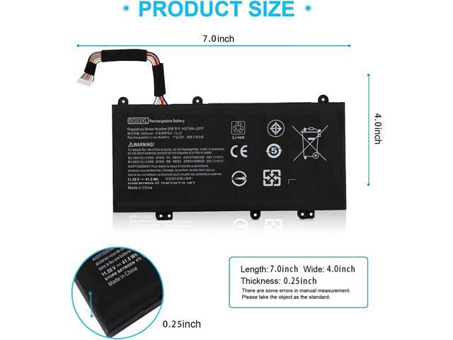 SG03XL 849048-421 Battery for HP Envy M7 M7-U009DX M7-U109DX 17T-U000 CTO 17-U273CL 17-U275CL 17-U163CL 17-U177CL HSTNN-LB7E HSTNN-LB7F W2K88UA...