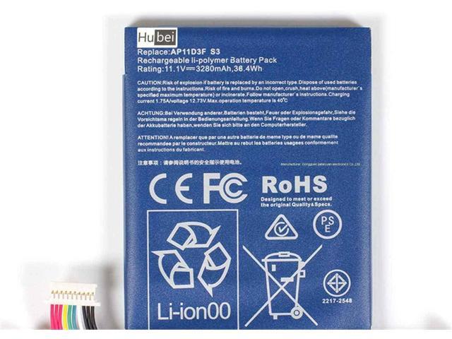 AP11D3F AP11D4F S3-391 3ICP5/65/88 Laptop Battery for Acer Aspire C720 C720P S3-MS2346 Ultrabook S3-331 S3-371 S3-951 S3-391-6407 S3-951-6828...