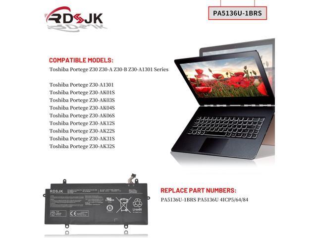 PA5136U-1BRS PA5136U Laptop Battery for Toshiba Portege Z30 Z30-A Z30-A-12U Z30-B Z30-A1301 Z30-AK01S Z30-AK03S Z30-AK04S Z30-AK06S Z30-AK12S...