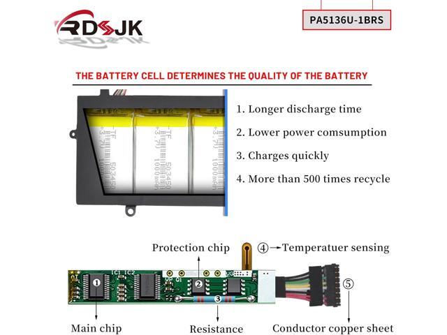 PA5136U-1BRS PA5136U Laptop Battery for Toshiba Portege Z30 Z30-A Z30-A-12U Z30-B Z30-A1301 Z30-AK01S Z30-AK03S Z30-AK04S Z30-AK06S Z30-AK12S...