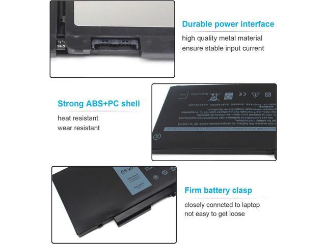 68Wh GJKNX 7.6V Battery for Dell Latitude 5480 5490 5580 5590 5495 5491 5591 5280 5290 5488 5288 E5480 E5580 E5490 E5590 Precision 3520 3530...