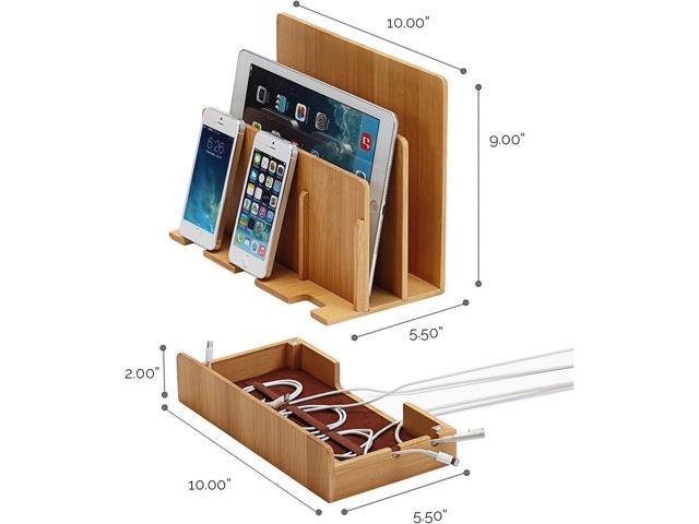 Great Useful Stuff G. U.S. Multi-Device Charging Station Dock & Organizer - Multiple Finishes Available. for Laptops, Tablets, and Phones - Strong...