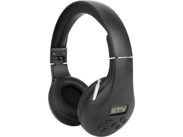 Portable Personal FM Radio Headphones with Best Reception, Walkman Wireless Headset FM Radio Ear Muffs for Walking, Jogging Powered by 2 AA...