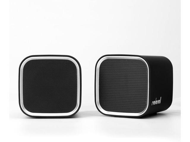 Computer Speakers for Desktop PC, Laptop, Mac, USB Powered, Small Wired 2.0 Channels Dual Stereo Clear with Bass Less Distortion