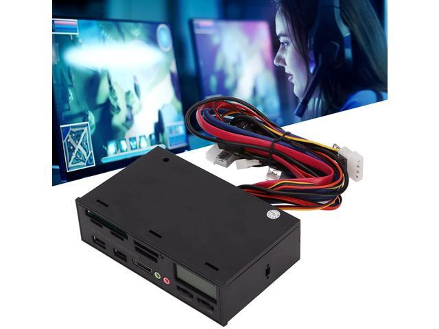Rosvola Optical Drive 5.25in Panel, Fast Transmission 5Gbp Front Speaker 5.25in Panel Support Multi System Desktop Front Optical Drive Panel for...