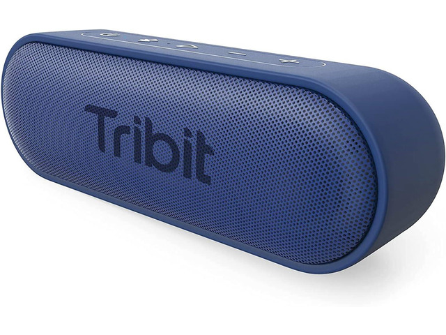Tribit XSound Go Portable Bluetooth Speaker, 16W, 24H Playtime, Blue