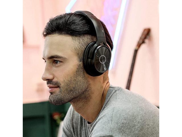 ZIHNIC Active Noise Cancelling Headphones, 40H Playtime Wireless Bluetooth Headset with Deep Bass Hi-Fi Stereo Sound,Comfortable Earpads for...