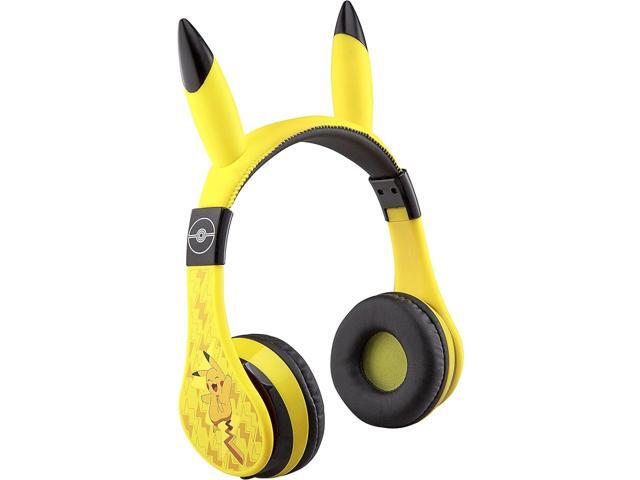 eKids Pokemon Kids Bluetooth Headphones, Wireless Headphones with Microphone Includes Aux Cord, Volume Reduced Kids Foldable Headphones for School,...