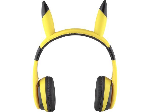 eKids Pokemon Kids Bluetooth Headphones, Wireless Headphones with Microphone Includes Aux Cord, Volume Reduced Kids Foldable Headphones for School,...
