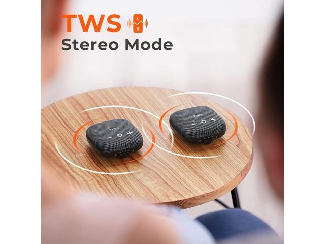 Tribit StormBox Micro 2 Wireless Portable Speaker: 10W Loud Deep Bass Sound, IP67 Waterproof Bike Speaker with Bluetooth 5.3, 12H Playtime, TWS...