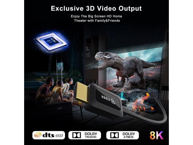 8K HDMI Cable 33FT/10M, FIBBR 48Gbps High Speed HDMI 2.1 Cable 8K@60Hz,4K@120Hz/144Hz eARC HDR HDCP 2.2 & 2.3, Slim Fiber Optic Cable Compatible...