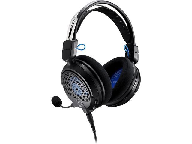 Audio Technica ATH-GDL3BK Open-Back Wired Gaming Headset - Black/Blue with an Additional 2 Year Coverage by Epic Protect (2022)