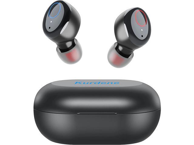 kurdene Bluetooth Wireless Earbuds, S8 Deep Bass Sound 38H Playtime IPX8 Waterproof Earphones Call Clear with Microphone in-Ear Bluetooth.