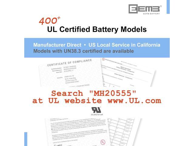 EEMB 8Pack ER34615 D Cell Batteries 3.6V Lithium Battery 19Ah Li-SOCL Non-Rechargeable Battery LS-33600 SB-D02 XL-205F for CNC Machine Tool,...