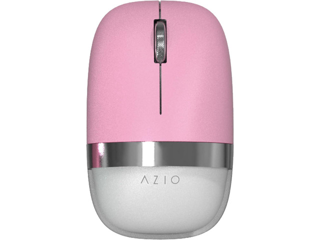 Azio IZO Wireless Optical Mouse - Bluetooth 3.0 & 5.0/2.4G RF-USB, Ambidextrous Design, PixArt PAW3212 Sensor, 1000/1600/2400 DPI, Rechargeable, PC...