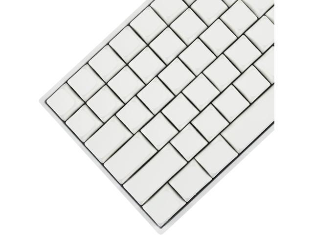 YMDK 124 Key White Blank ZDA XDA V2 Keycaps PBT Keycap for MX Keyboard 104 87 61 Melody 96 KBD75 ID80 GK64 SP84