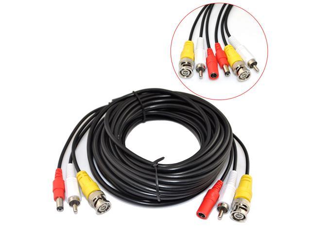 iKKEGOL 33ft 10M Video Audio 12V Power DVR Security CCTV Camera RCA BNC Cable Cord Lead