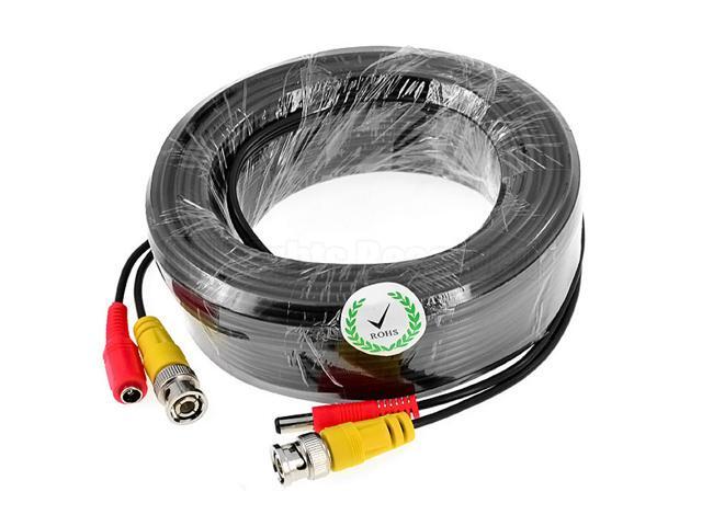 iKKEGOL 50M 164ft BNC Video DC Power Extension Cable for CCTV Camera DVR
