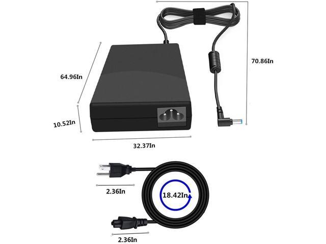 150W Genuine AC Charger Fit for 150W HP Zbook 15 G3 G4 G5 G6, Pavilion 15 17/ADP-150XB B 19.5V 7.7A Zbook Gaming Laptop Adapter 4.5 * 3.0mm Blue...