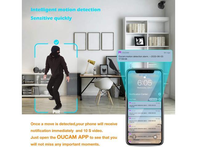 Mini Spy Camera 1080p Hidden Camera,Wireless WiFi Small USB Hidden Camera with Audio Night Vision and Motion Activated Indoor Use Security Cameras...