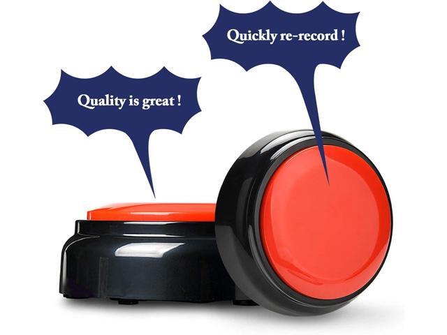 Voice Recording Button Easy Button Record 30 Seconds Talking Message Funny Office Gift Battery Powered Recordable Sound Buttons