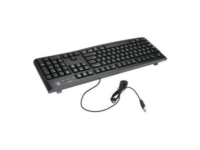 Logitech MK120 Wired USB Keyboard and Mouse - Black
