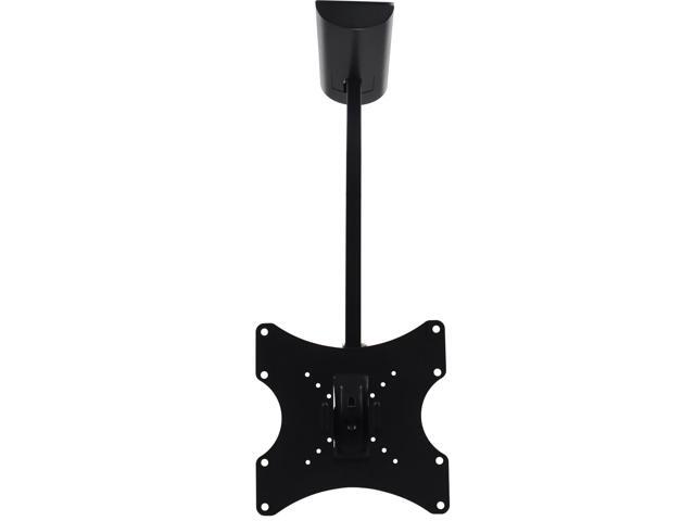 VideoSecu Tilt Swivel LED LCD TV Monitor Ceiling Mount Bracket for 23 24 26 27 28 29 30 32 37' HDTV Flat Panel Screen Displays - Height Adjustment 1H3